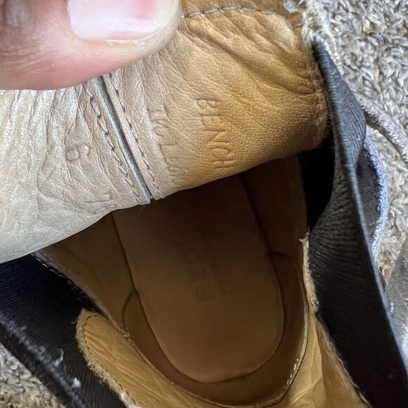 Bed Stu Ravine Ankle Boots Pointed Toe Western Buckle Gray Distressed Leather 6 - Picture 10 of 12